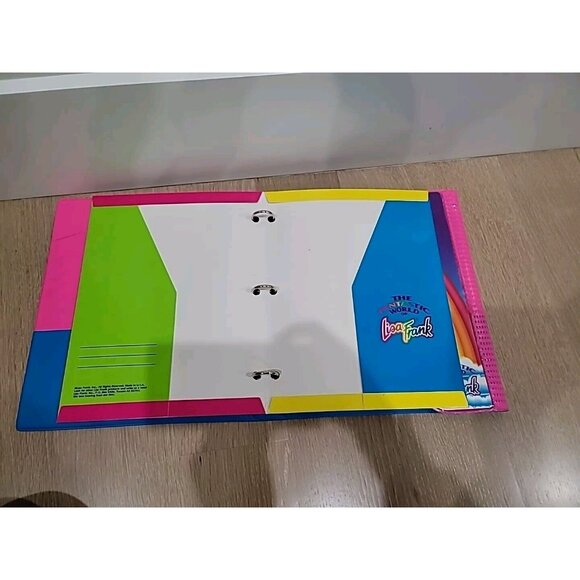 Vtg Lisa Frank 3 Ring Binder Pink Rainbow Rose Butterfly 90s - Picture 11 of 11
